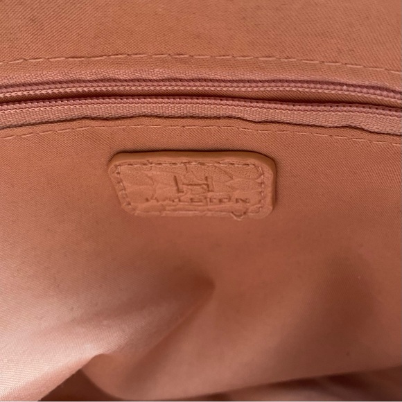 H Halston Pink Croco Bag - Picture 5 of 5